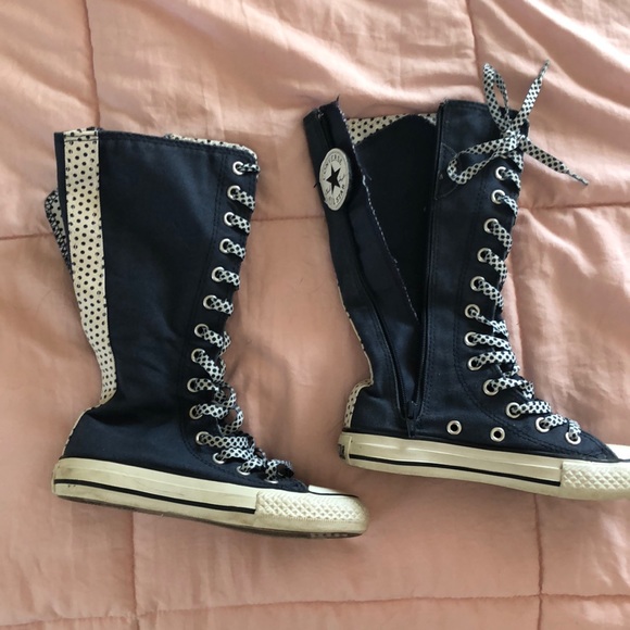 Converse all star high top lace shoes with a zipper